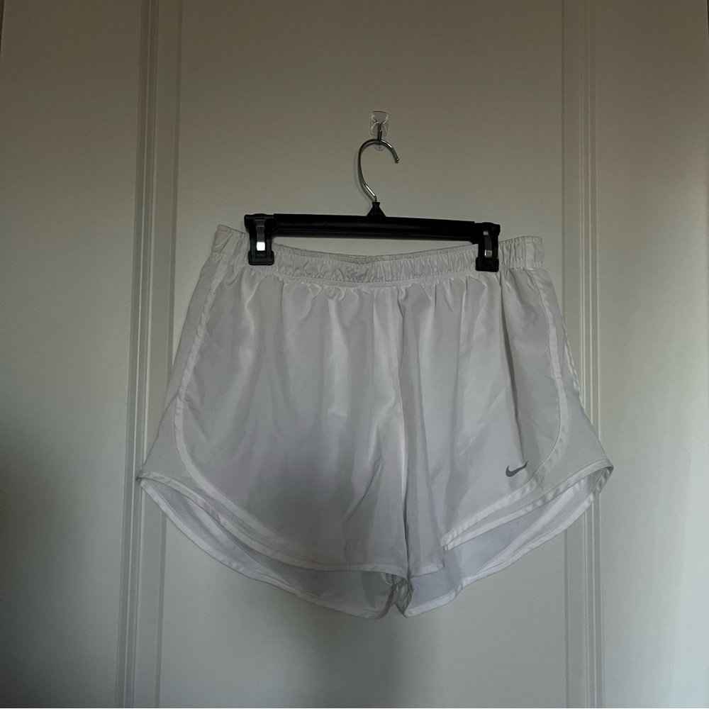 Nike Women's White Athletic Running Shorts